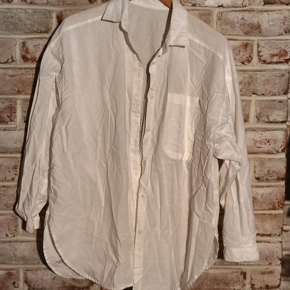 Unbranded Womens White Swimsuit Coverup Top or something - XL?